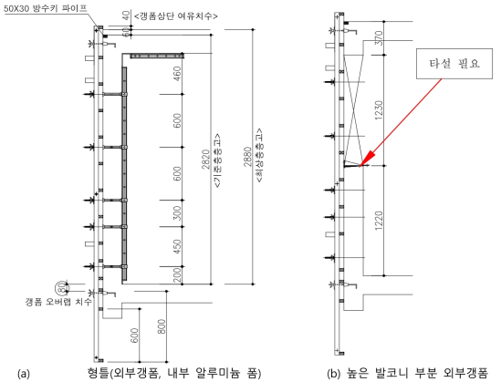 시공 시 사용하는 형틀