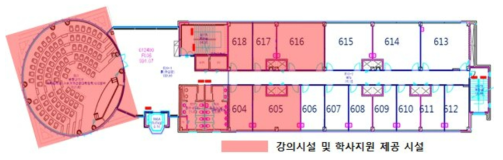 미래융합기술관 6층 평면도