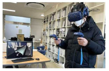 VR 장비를 이용한 방음터널 설계안 검토