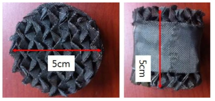 흡수탑/재생탑 내에 설치된 structure packing