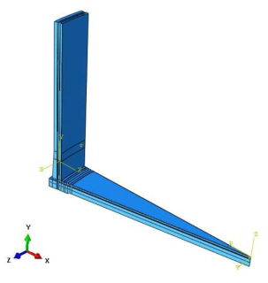 Heat Transfer Analysis를 위한 Rectangular Knuckle 코너프로텍션 모델