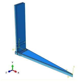 Static Analysis를 위한 Rectangular Knuckle 코너프로텍션 모델