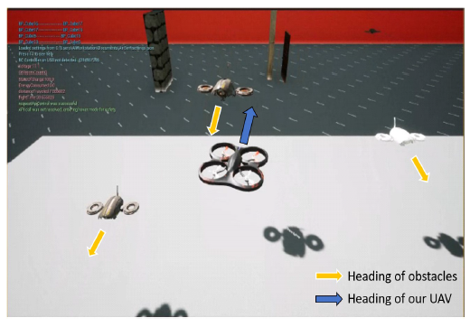 Example for dynamic obstacles