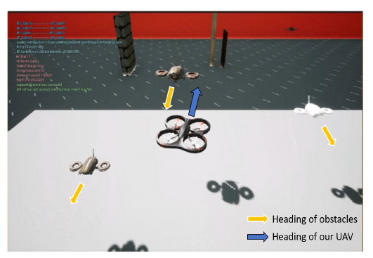 Example for dynamic obstacles