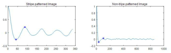 Auto correlation 계산 결과