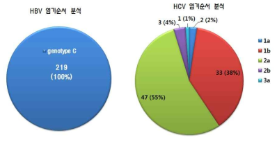 HBV & HCV 염기순서 분석