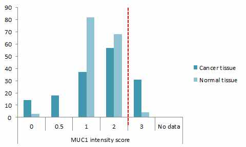 MUC1 intensity score