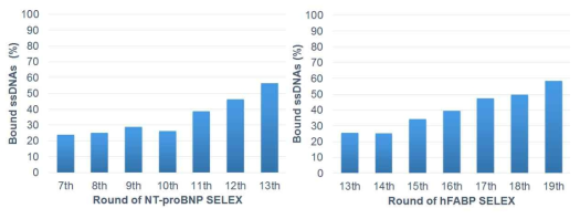 NT-proBNP, hFABP의 SELEX