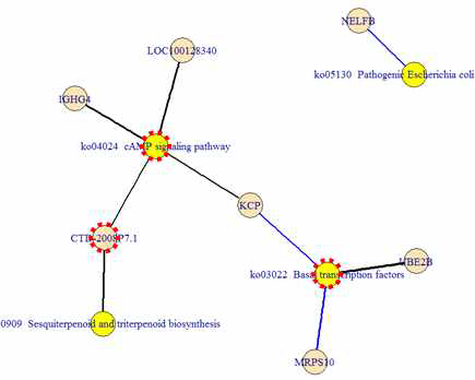 microarray-metagenome shotgun 2-way분석