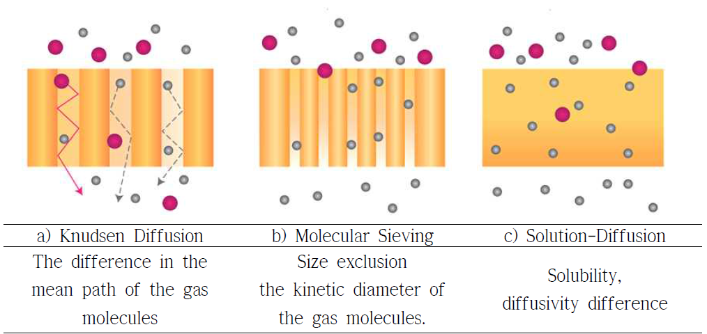 Gas Separation Mechanism