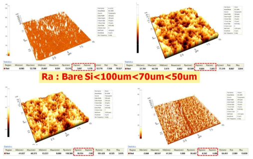 AFM분석 결과_DRIE후 벽면 형상