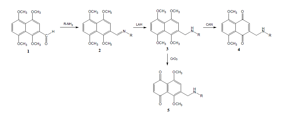 Naphthoquinone 유도체 합성