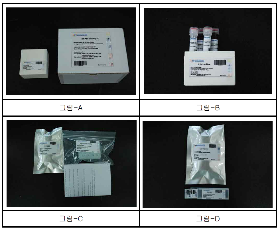 간암검사지원키트제품의 구성