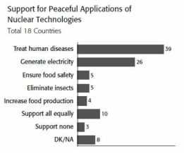 원자력 기술의 평화적 이용에 관한 지지도 설문조사 결과 : 18개국 대상