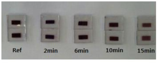 HCl-HF etching 후 N719 염료 흡착