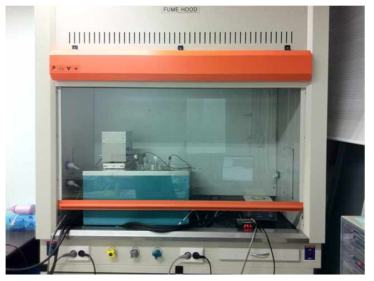 Photo of fume hood