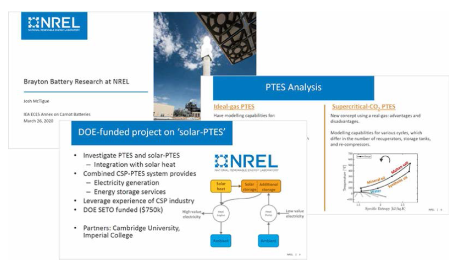 미국 NREL sC02-CSP 기반 전력 저장 연구