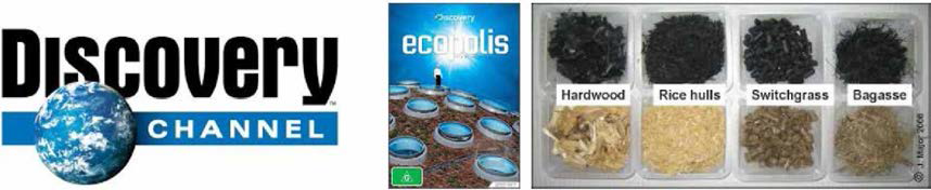Discovery channel의 Ecopolis에서 기후 기술로 선정된 biochar