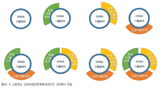 A 고등학교 추가 디플로마 유형