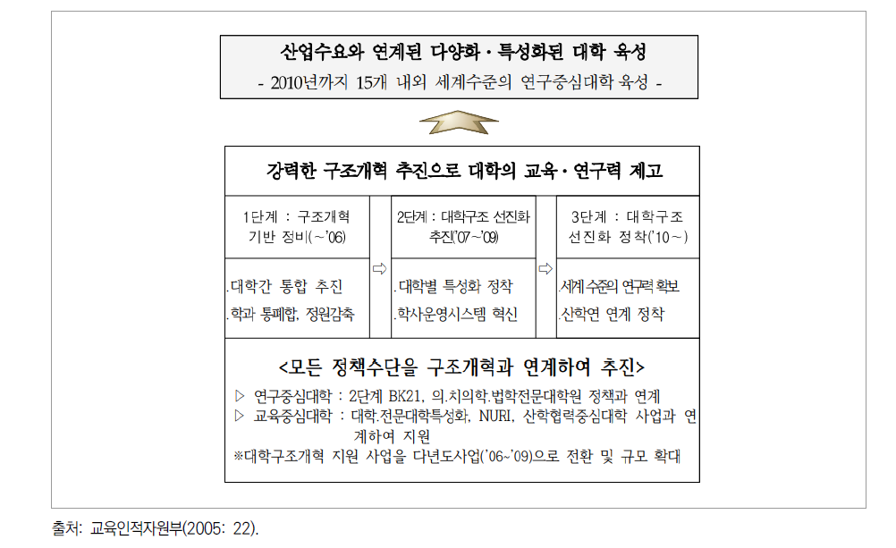 참여정부의 대학교육의 혁신을 위한 비전과 전략