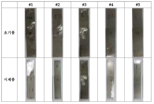SPOT 용접 시편