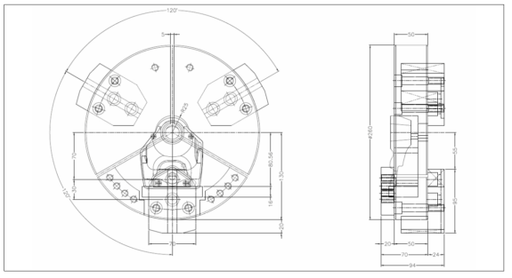 CNC 지그 조립도