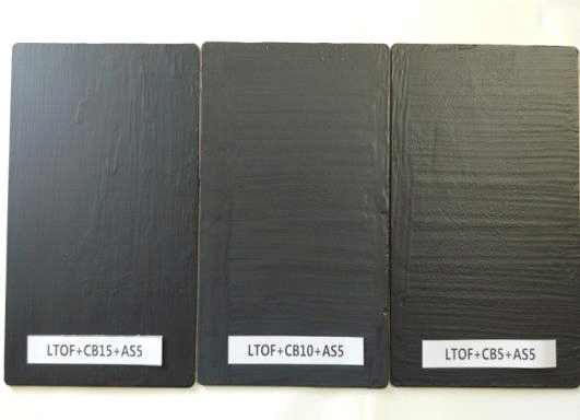 Carbon Black 함량별 샘플(혜성지테크)