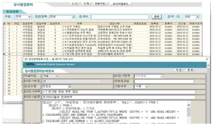 List of Journal Article DB Business Quality Control Report