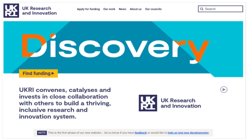 UK Research and Innovation (https://www.ukri.org)