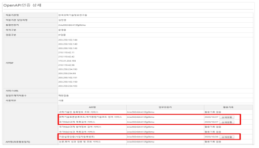 DataON에서의 NTIS 오픈API 활용기록