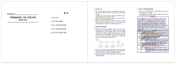 Document of Question&Answer Data Construction Guidelines for each detailed process