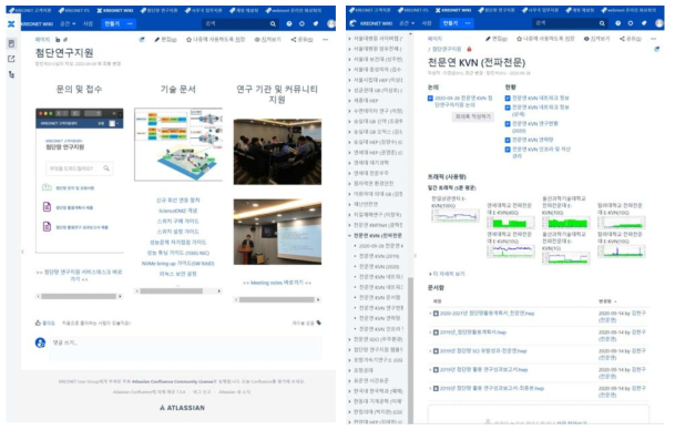 첨단연구지원 플랫폼 구성