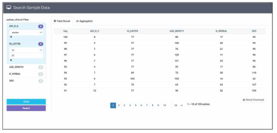 Sample Browser Query Select