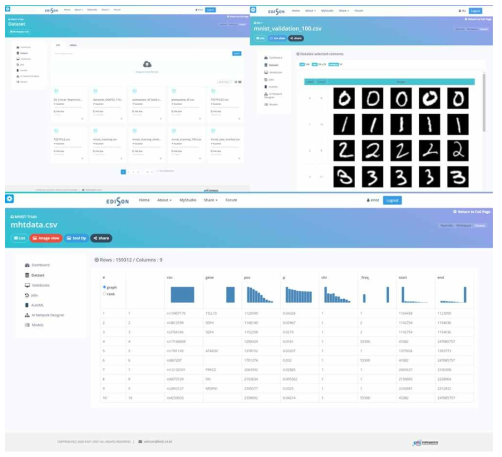 AI Studio’s Overall Dataset Management View