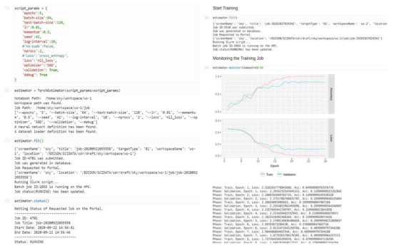 AI Job Training Process and Monitoring through AI Studio API