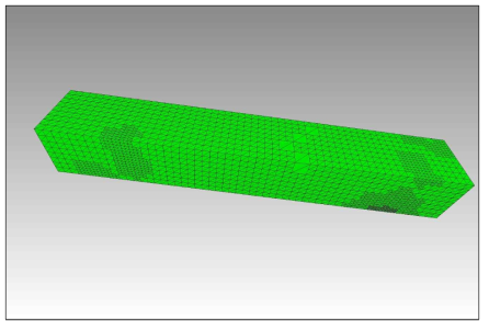 Voxel distribution in data block