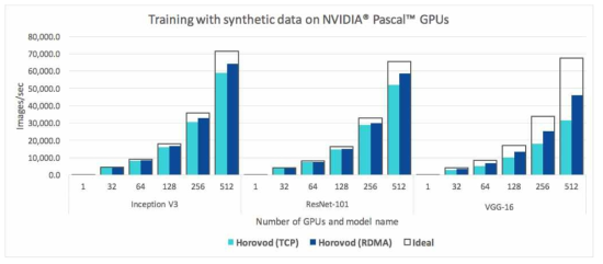 Training Performance with Horovod