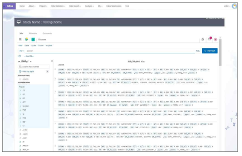 Study dataset Info page