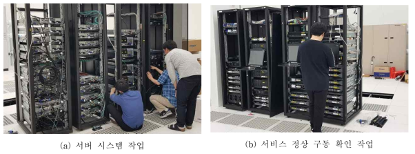 전산실 장비 이전 작업 환경