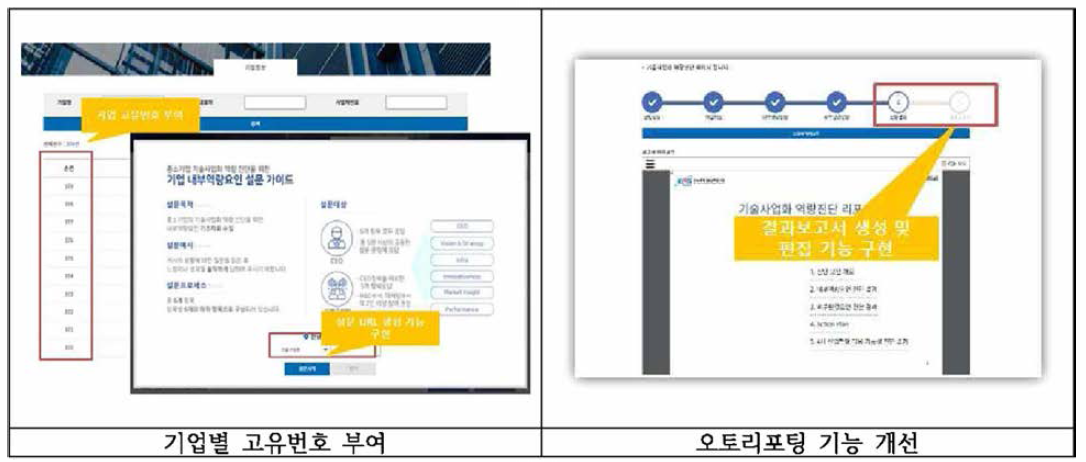 역량진단 시스템 기능 개선