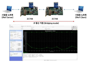 IP 환경에서 bridging 성능 측정