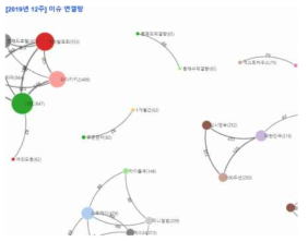 이슈 연결망 분석 결과