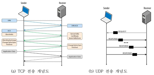 TCP vs. UDP 통신 예시