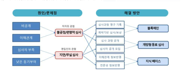 동료심사 문제의 원인과 해결 방안