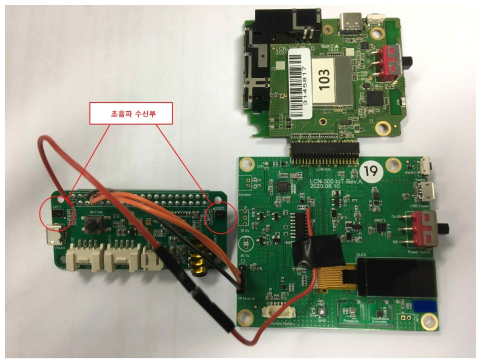 OOB로 초음파를 사용하는 IoT device