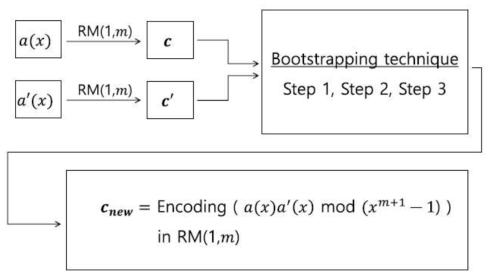 1차 RM 부호에서의 부트스트래핑 과정