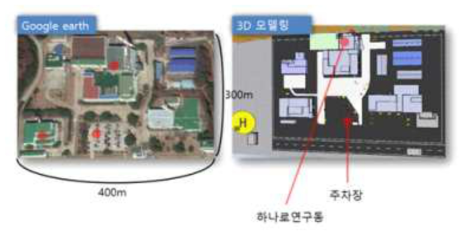 하나로의 지도 이미지 및 3D CAD 모델링 모델링