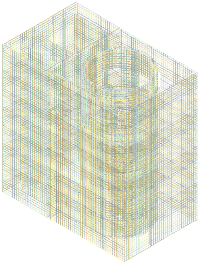 All rebar arrangement