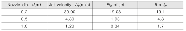 노즐 직경에 따른 증기-수소 부력 제트의 초기 유동 특성