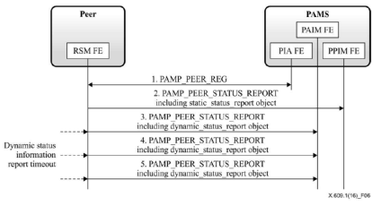 PAMP 기본 동작: 피어 상태 보고 절차